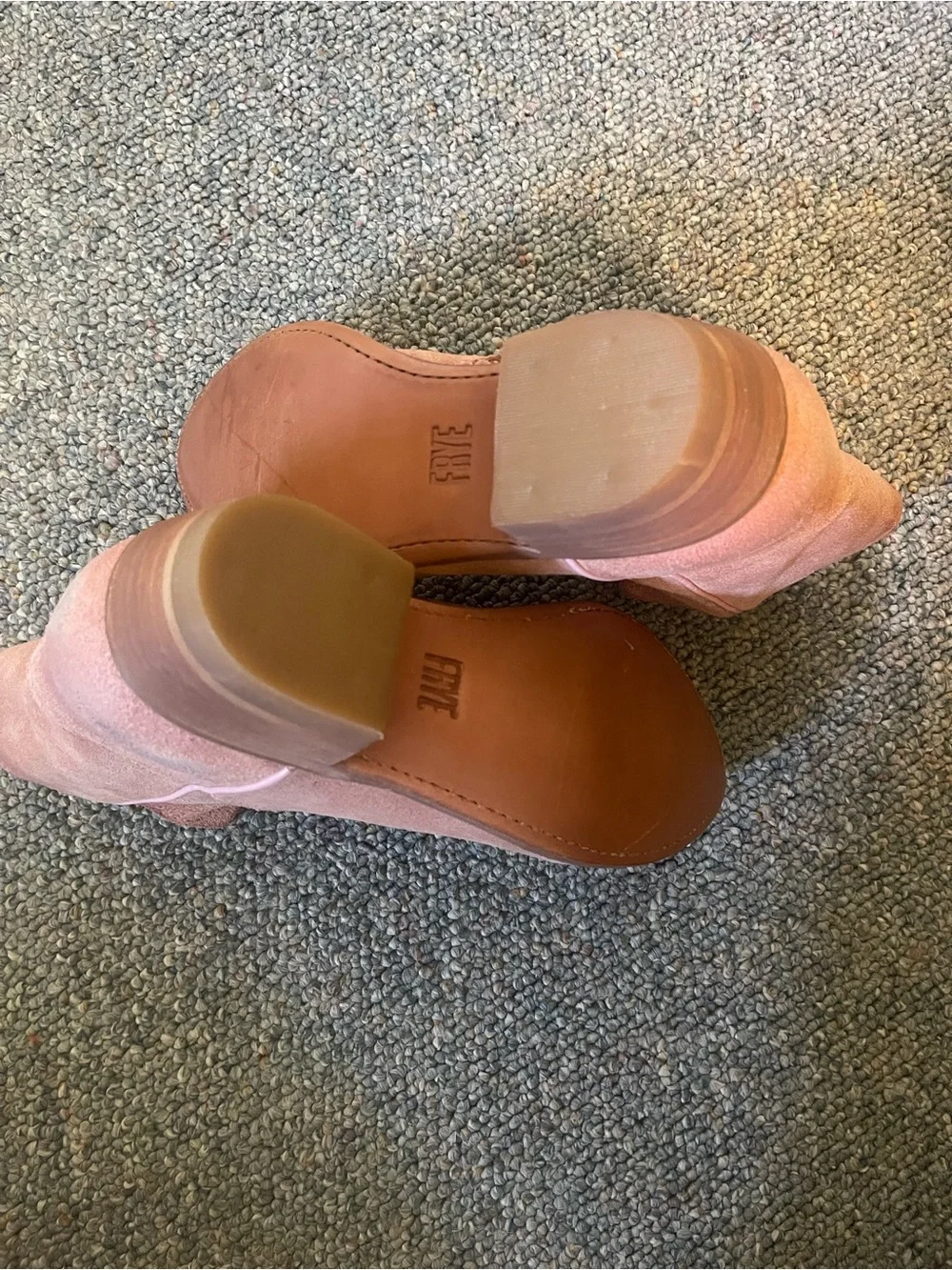 NIB Frye Billy Inside Zip Suede Boots Pink Blush Short Booties Size 6M